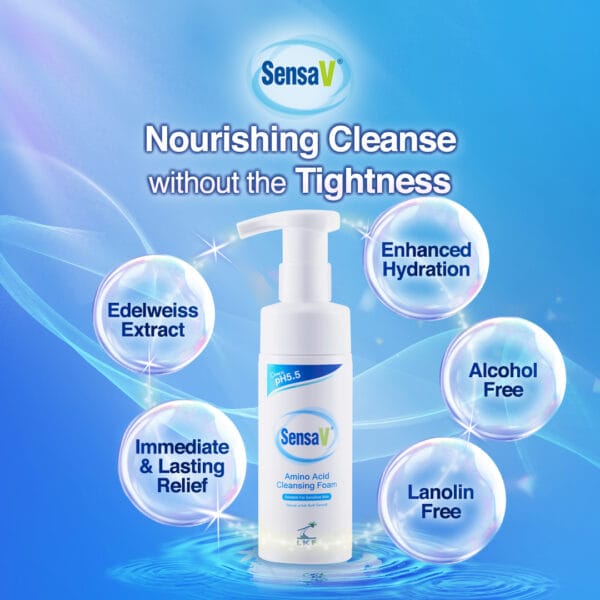SensaV Amino Acid Cleansing Foam - Image 4