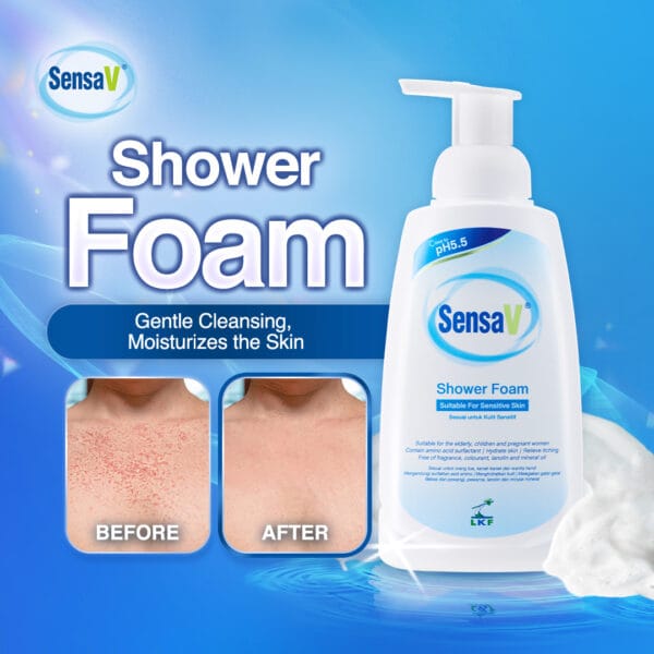 SensaV Shower Foam