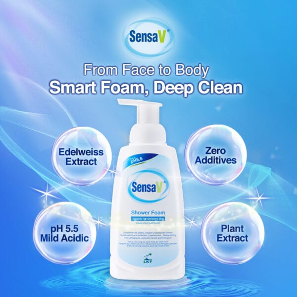 SensaV Shower Foam - Image 4
